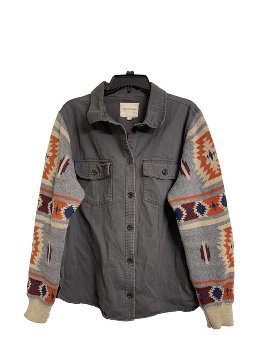 Thread & Supply Jackets & Blazers - Thread & Supply Aztec Southwestern Shacket